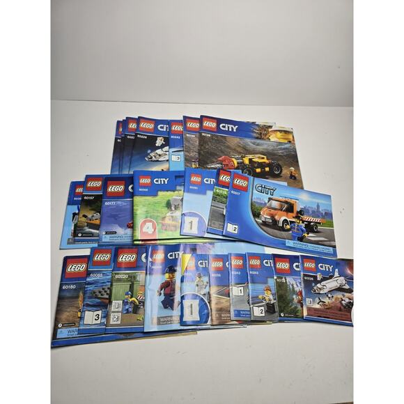 Lot Of LEGO City - Instruction Manuals ONLY - Picture 1 of 4